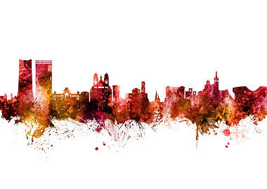 Marseille France Skyline