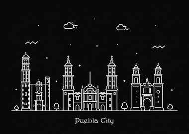 Puebla Skyline