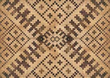 Geometric Wooden Pattern