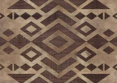 Geometric Wooden Pattern