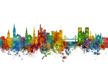 Inverness Scotland Skyline