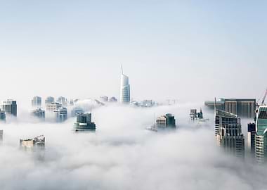 Cloudy Skyscrapers