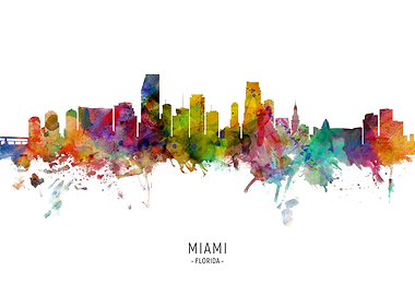 Miami Florida Skyline