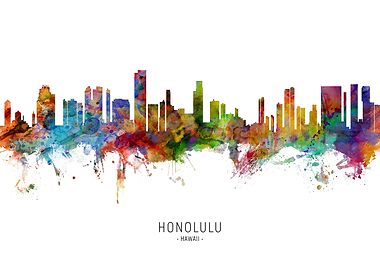 Honolulu Hawaii Skyline