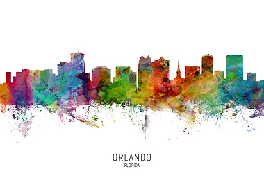 Orlando Florida Skyline