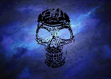 Galaxy Mist Skull