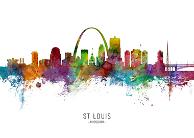 St Louis Missouri Skyline