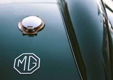 MG classic car photograph