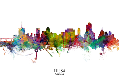 Tulsa Oklahoma Skyline