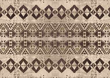 Geometric Wooden Pattern