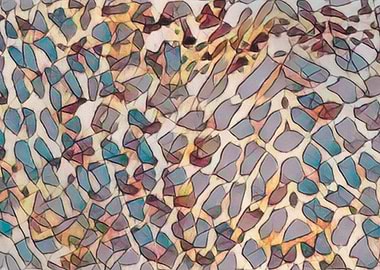 abstract spotted art