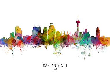 San Antonio Texas Skyline