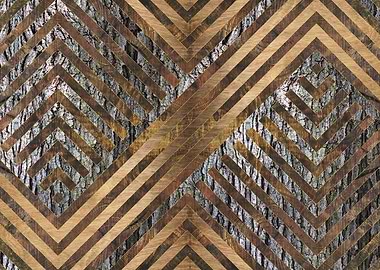Geometric Wooden Pattern