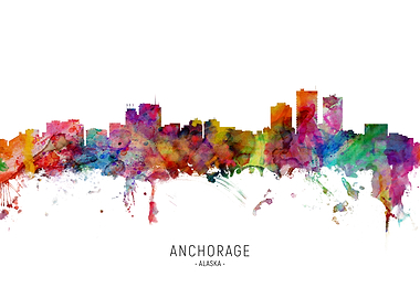 Anchorage Alaska Skyline
