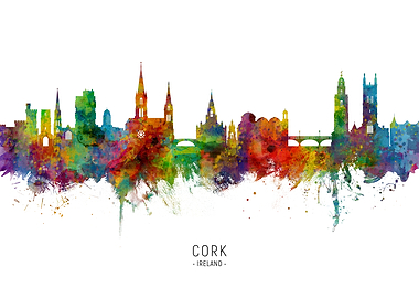 Cork Ireland Skyline