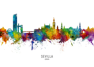 Sevilla Spain Skyline