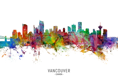 Vancouver Canada Skyline