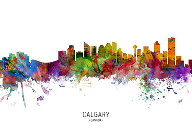Calgary Canada Skyline