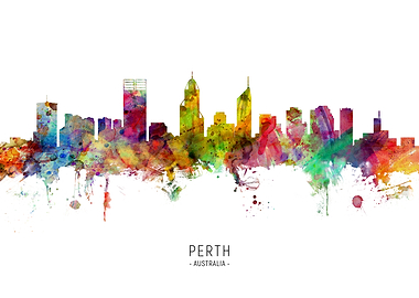 Perth Australia Skyline