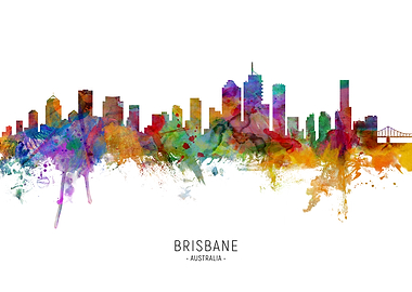 Brisbane Australia Skyline