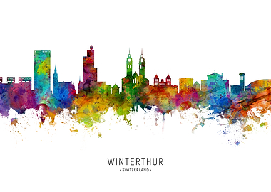Winterthur Skyline