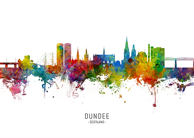 Dundee Scotland Skyline