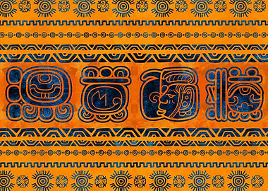 Maya Ornaments and Glyphs