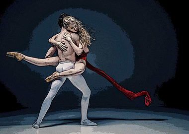 Ballet Dancers Dancing