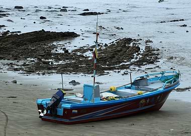 Fishing Boat on a Beach