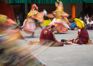Tibetan buddhist dance
