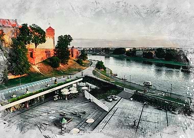 Krakow city Wawel