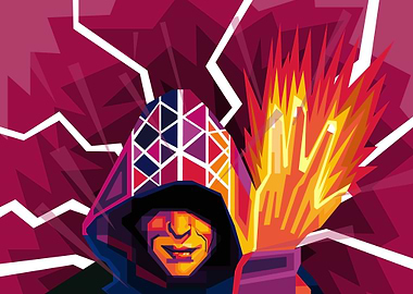 Wizard Wpap Pop Art