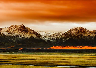 Amazing Mountain Sunset