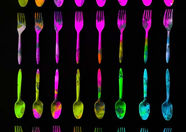 forks and spoons