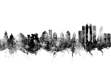 Naples Italy Skyline