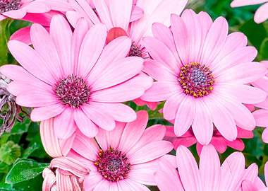 pink african daisy