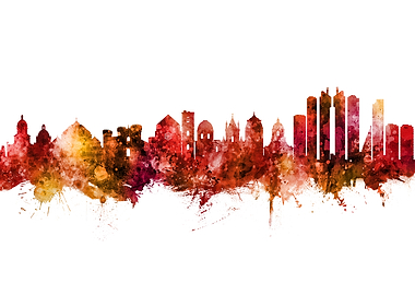 Naples Italy Skyline