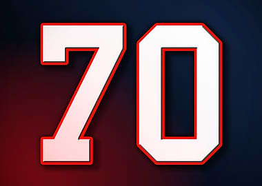 70 Jersey Patriot Patriots
