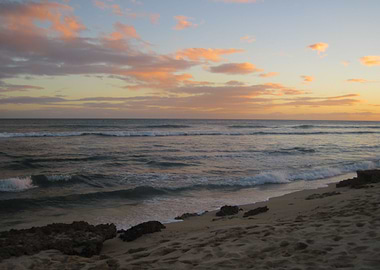 Oahu Hawaii Beach Sunset