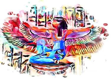 Isis Maat Egyptian goddess