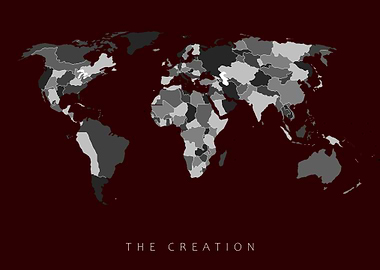 The Creation World Map