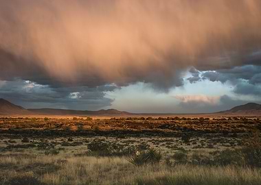 Storm Over the Desert