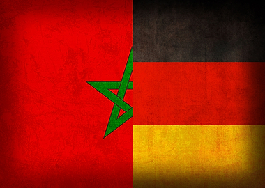 Morocco Germany Flag