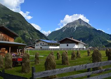 Mountain with house 1