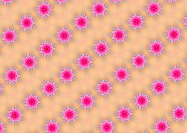 abstract dahlia pattern