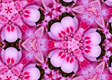 kaleidoscopic pink color