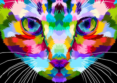 close up of face kitten