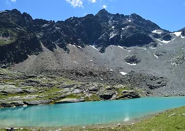 Mountain Lake Landscape 1