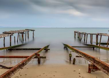 Old fishing pier