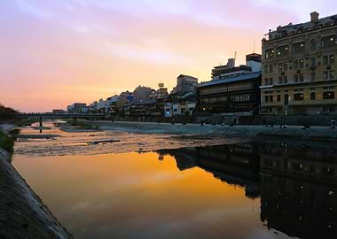 Kyoto sunset